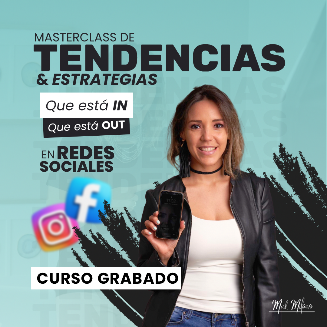 CURSO GRABADO! Masterclass TENDENCIAS Y ESTRATEGIAS PARA REDES SOCIALES 2024