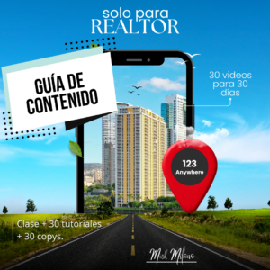 Guía de contenido de 30 días para BIENES RAÍCES